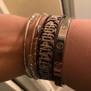 Beaded wrap bracelet